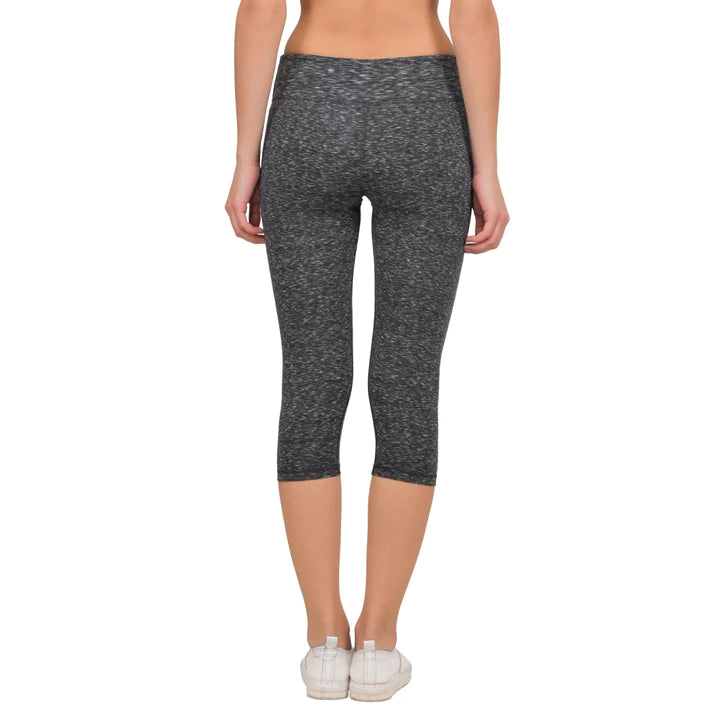 Mudra Capri - Granite Heather - Kriya Fit