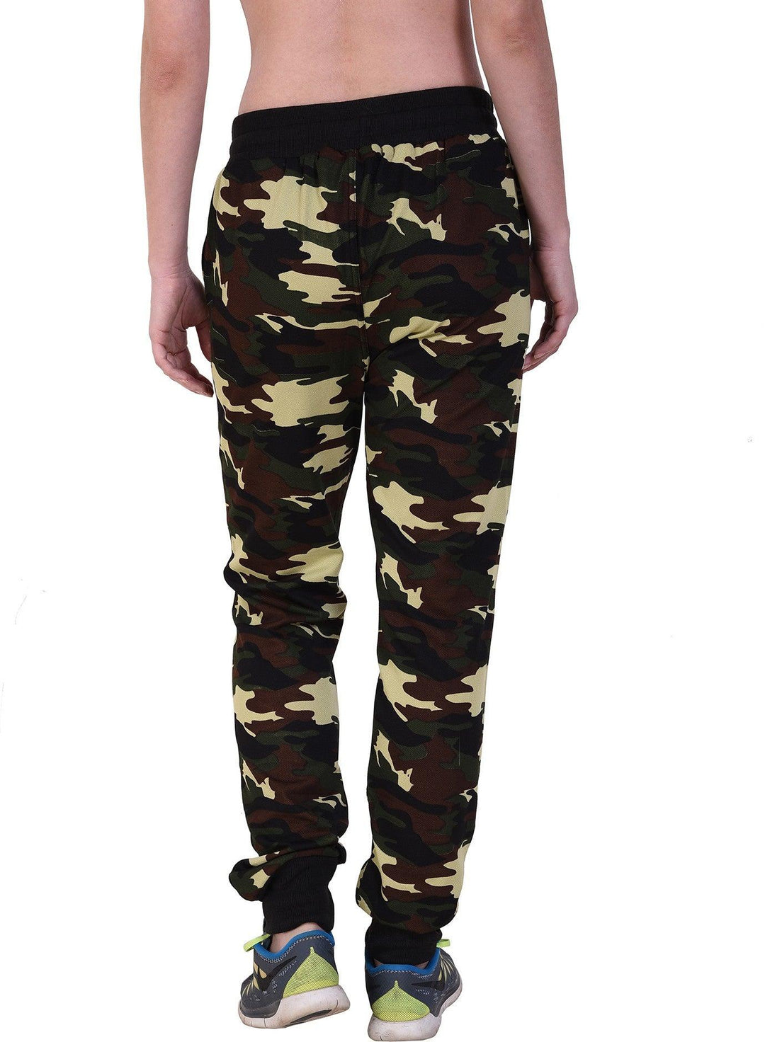 Women Multicolor Camouflage Joggers - Kriya Fit