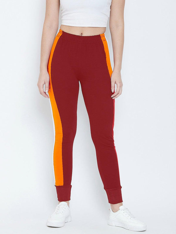 Women Maroon/Yellow Color...