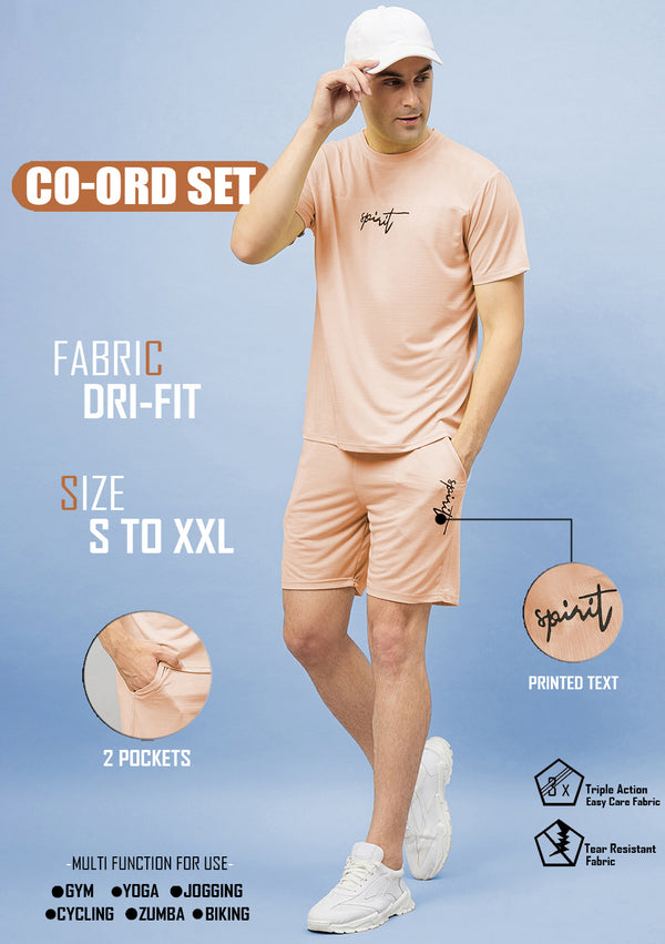 Men's Peach Co-ord...